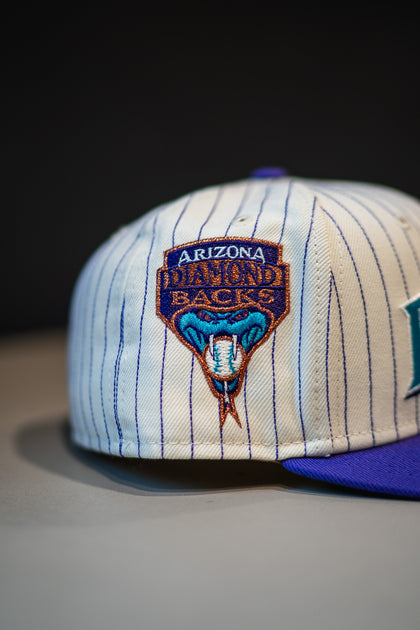 New Era 59Fifty Arizona Diamondbacks Pinstripe Heroes Script Logo