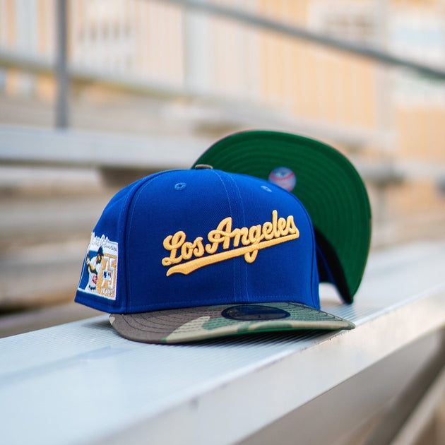 Brooklyn Dodgers Vegas Gold/Sky Blue New Era 59FIFTY Jackie