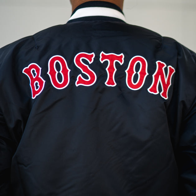 DIET STARTS MONDAY Boston Red Sox Bomber Jacket in Blue for Men