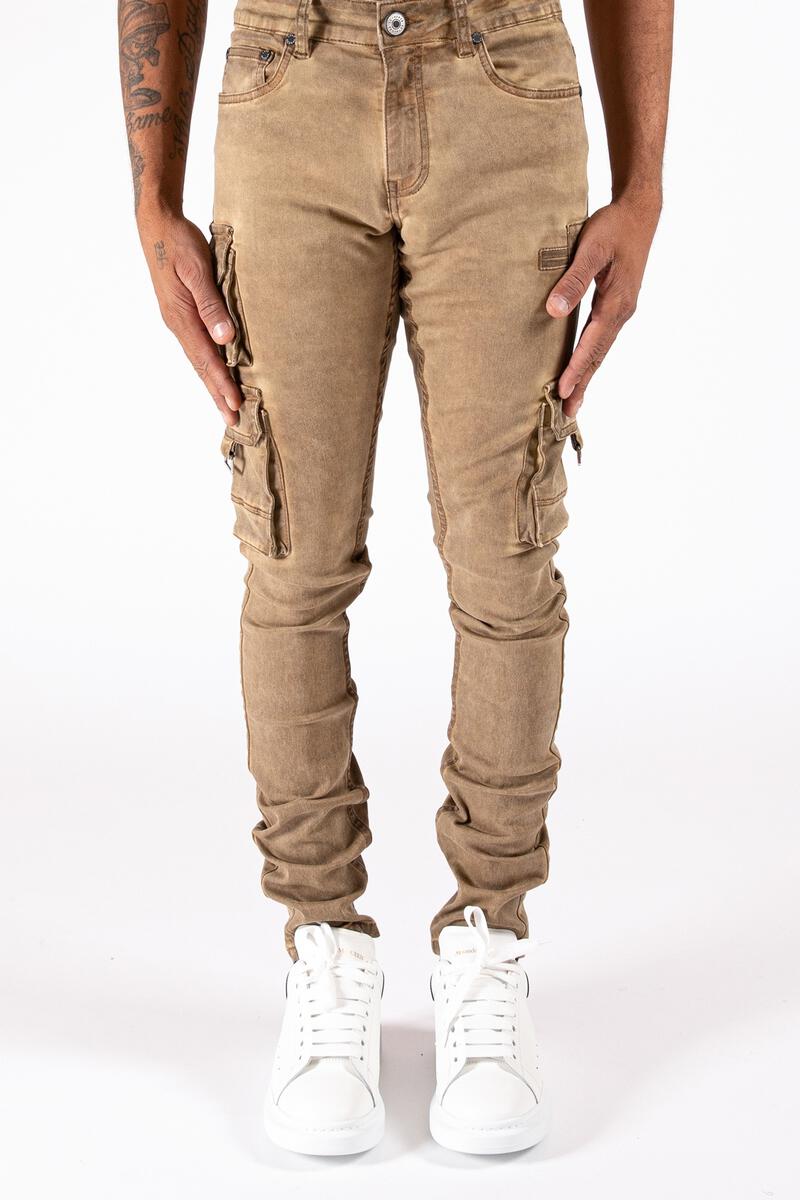 Serenede Tigers Eye Cargo Jeans - Serenede