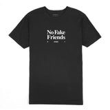 Outrank No Fake Friends T-shirt (Black) - Outrank