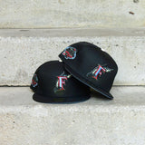 New Era Florida Marlins 2003 World Series Side Patch Fitted (Black) - New Era