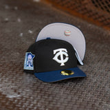 New Era Minnesota Twins 1965 All-Star Game Grey UV (Black/Oceanside Blue) 59Fifty Fitted