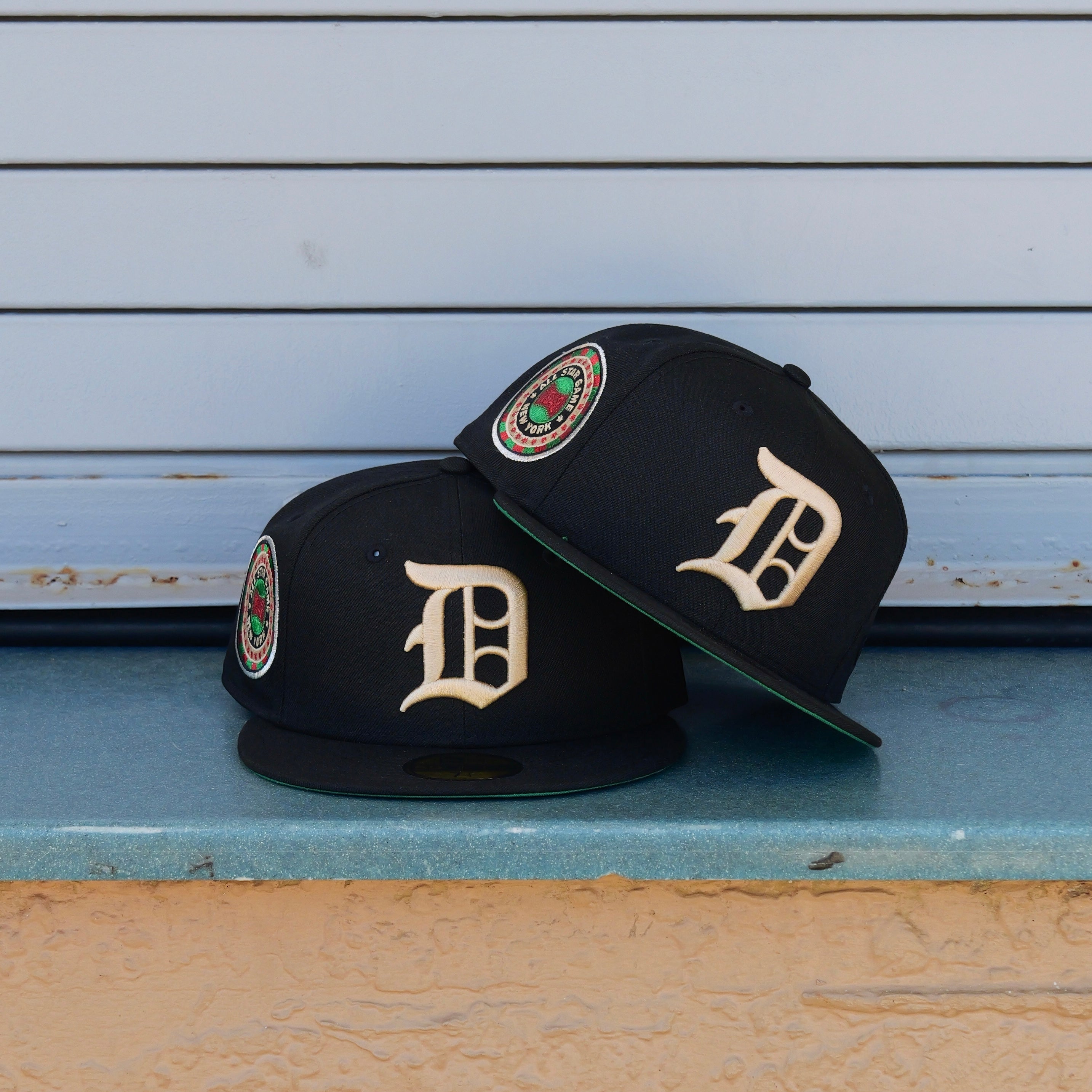New Era Detroit Tigers 1942 All-Star Game Side Patch Green UV 59Fifty Fitted (Black) - New Era