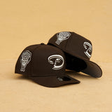 New Era Arizona DiamondBacks 1998 Inaugural Season 9FIFTY A-Frame Snapback-(Brown) - New Era