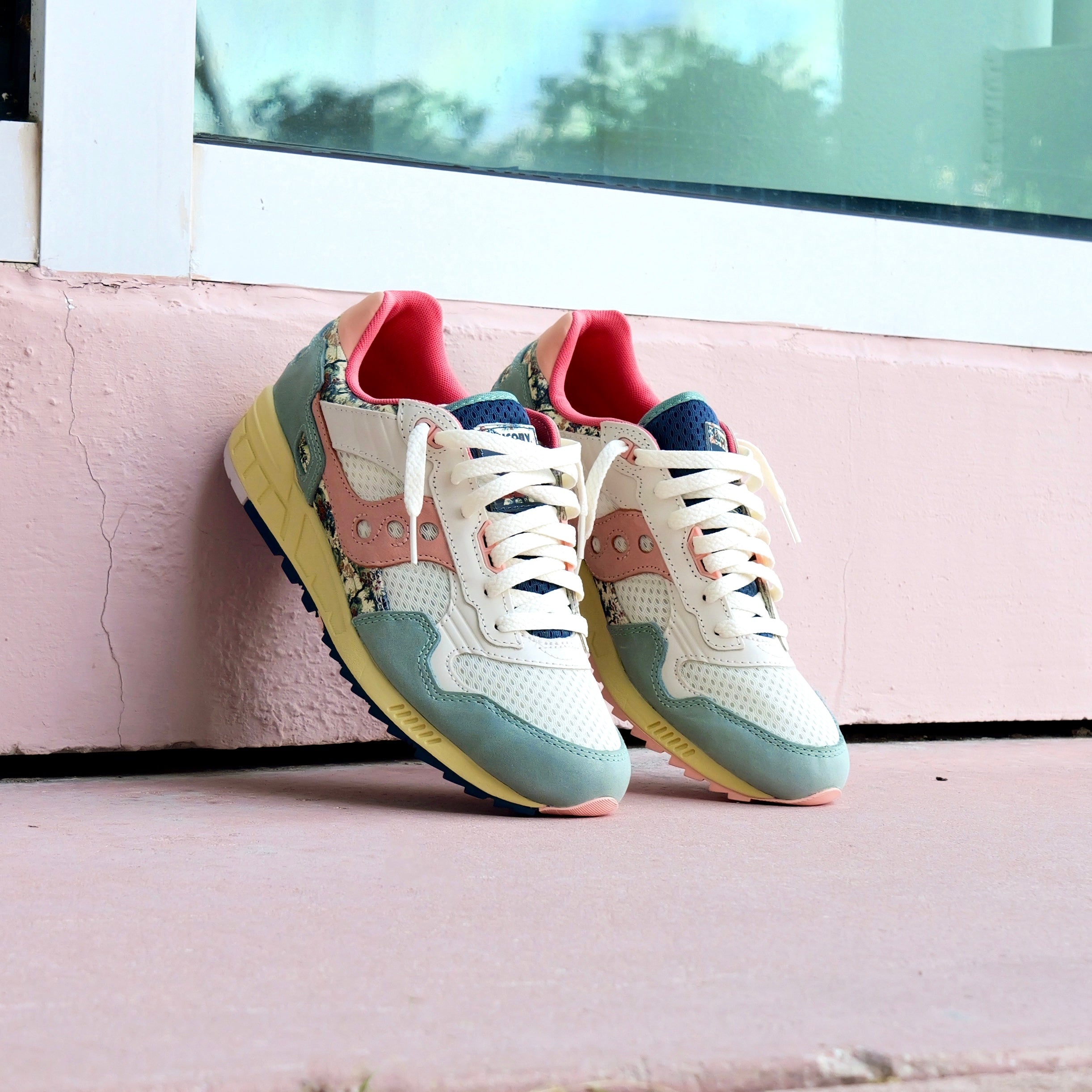 Mens Saucony Shadow 5000 Kissaten (Beige/Blue) - Saucony