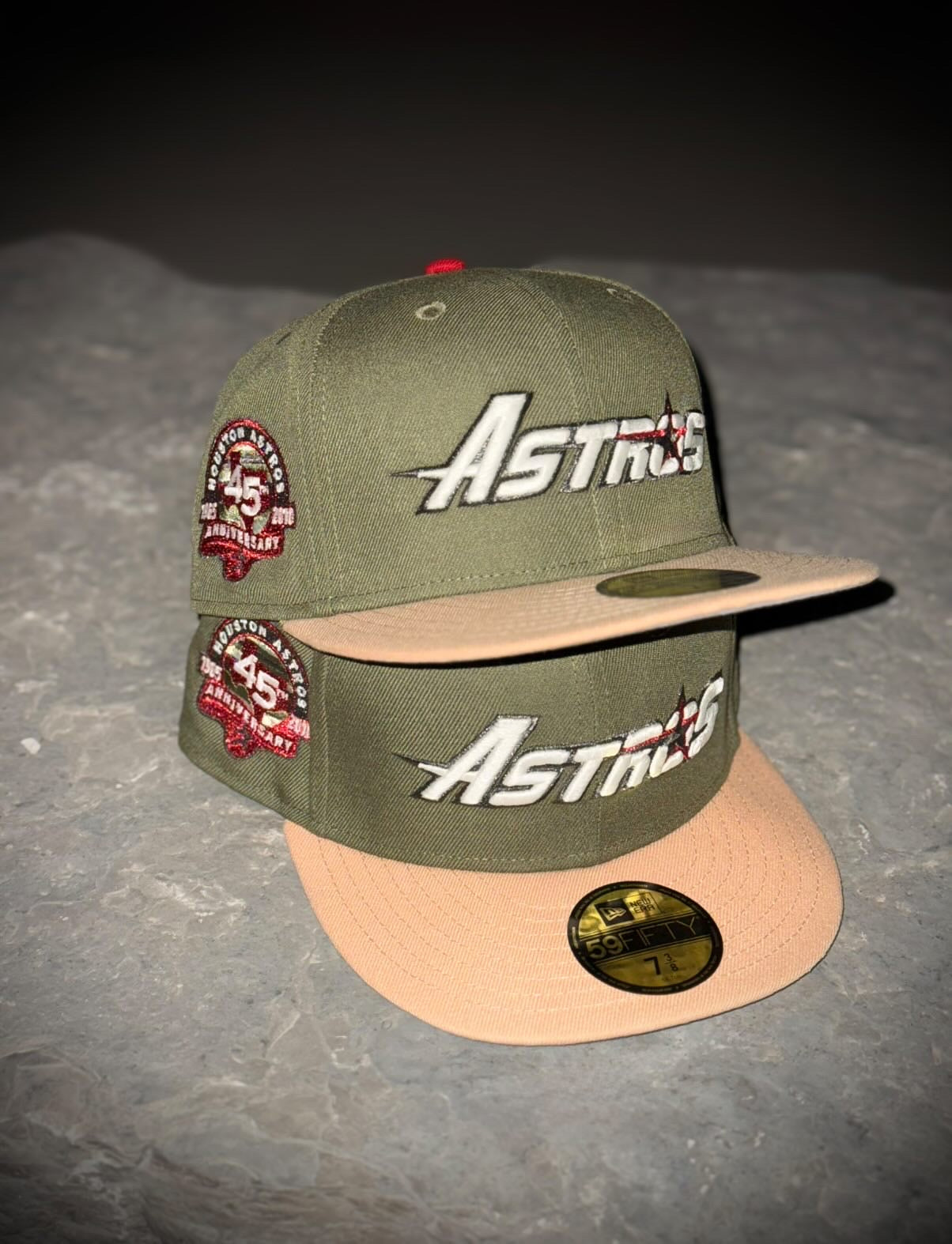 New Era Houston Astros 45th Anniversary Grey UV (Olive/Khaki) 59Fifty Fitted