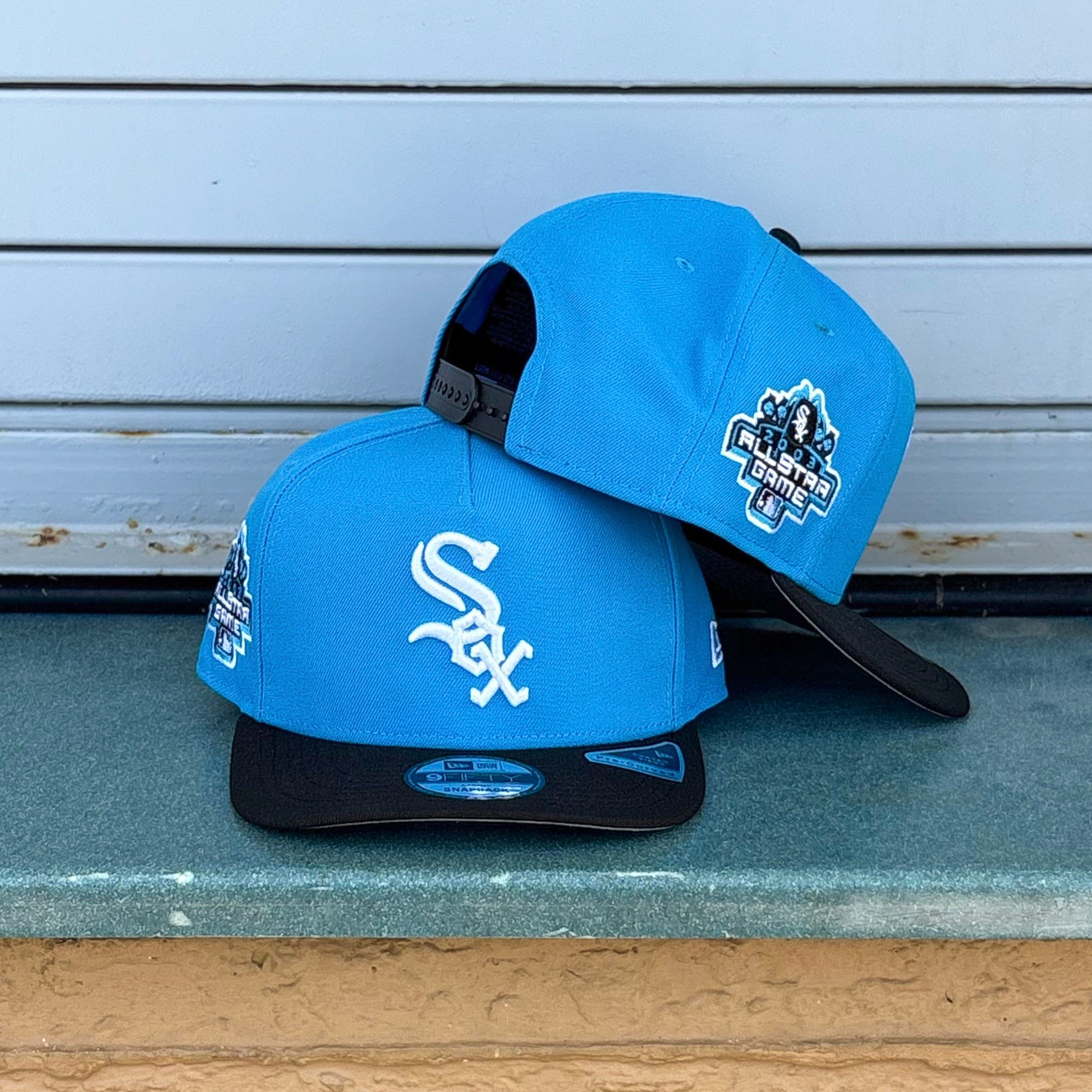 New Era Chicago White Sox 2003 ASG Grey UV 9Fifty A-Frame Snapback (Blue/Black)