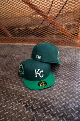 New Era Kansas City Royals 40th Anniversary Grey UV (Dark Green/Green) 59Fifty Fitted