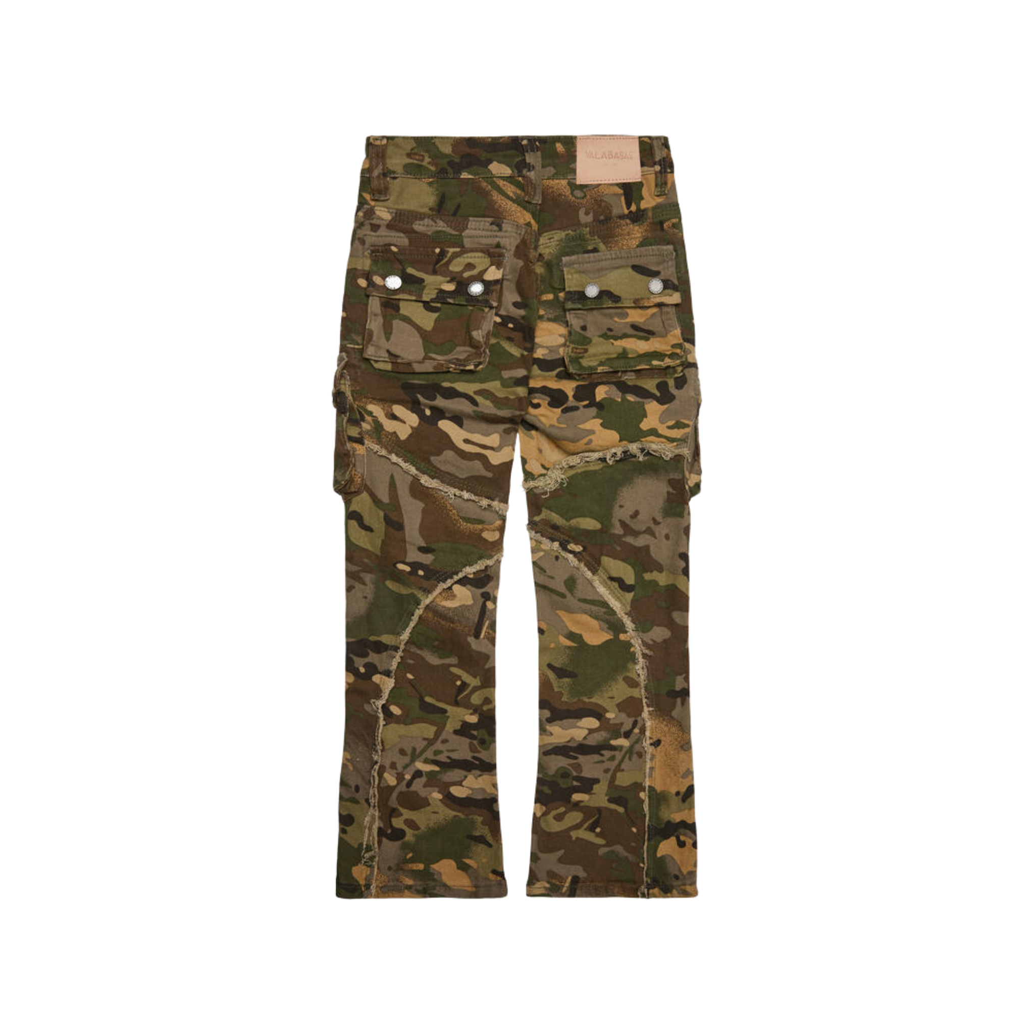 Kids Valabasas 'Canteen" Stacked Jeans (Camo)