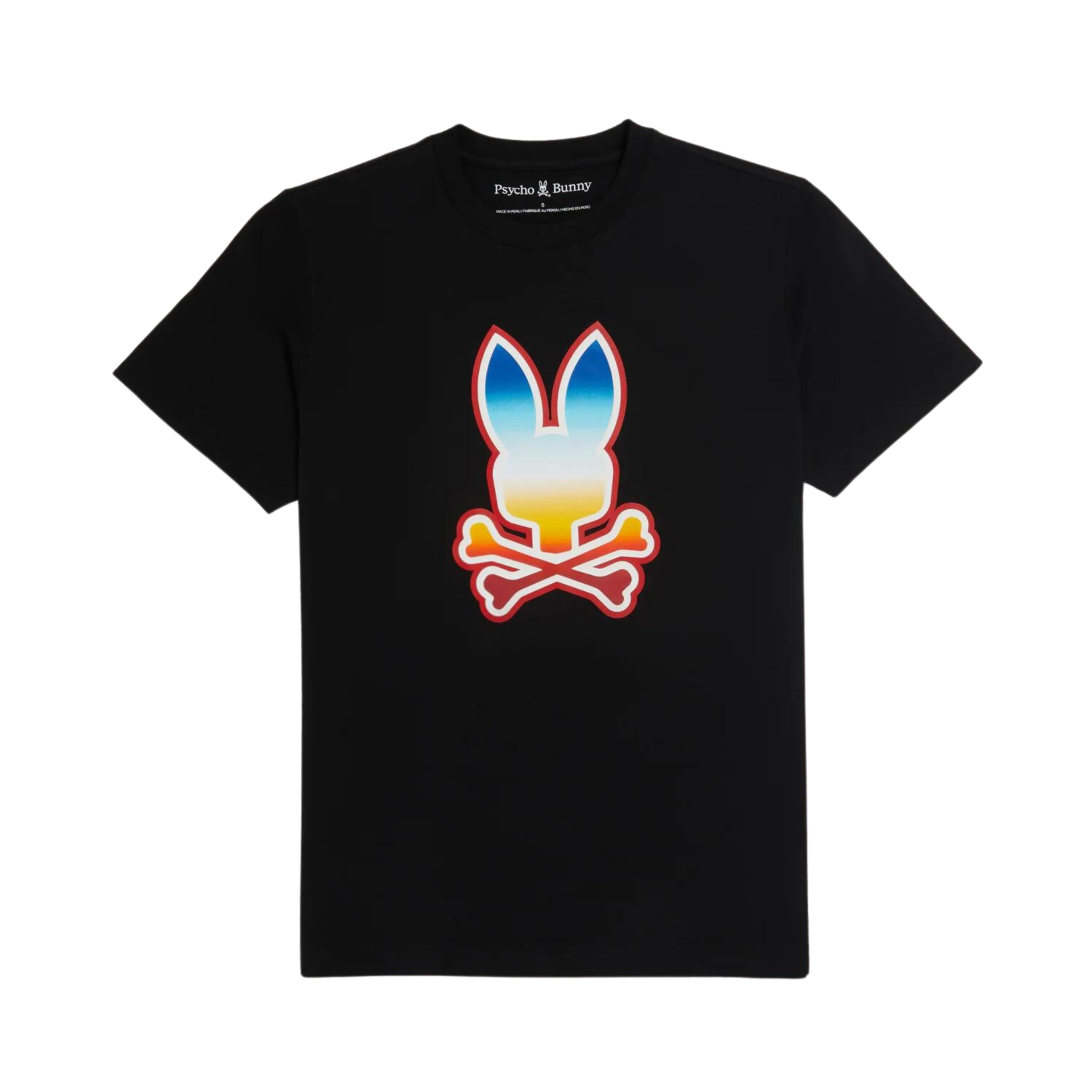 Psycho Bunny Guy Graphic Tee (Black) - Psycho Bunny