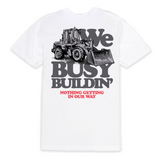 Outrank "We Busy Buildin" Tee (White)