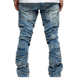 VALABASAS "Pumped" Stacked (Light Blue Wash) - VALABASAS
