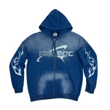 Dry Rot Rough Rider Hoodie (Blue)