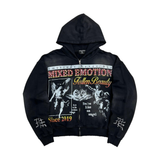 Mixed Emotion "Broken Wings" Hoodie (Black) - Mixed Emotion