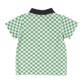 Kids Billionaire Boys Club BB Bogey SS Polo (White/Asparagus) - Billionaire Boys Club