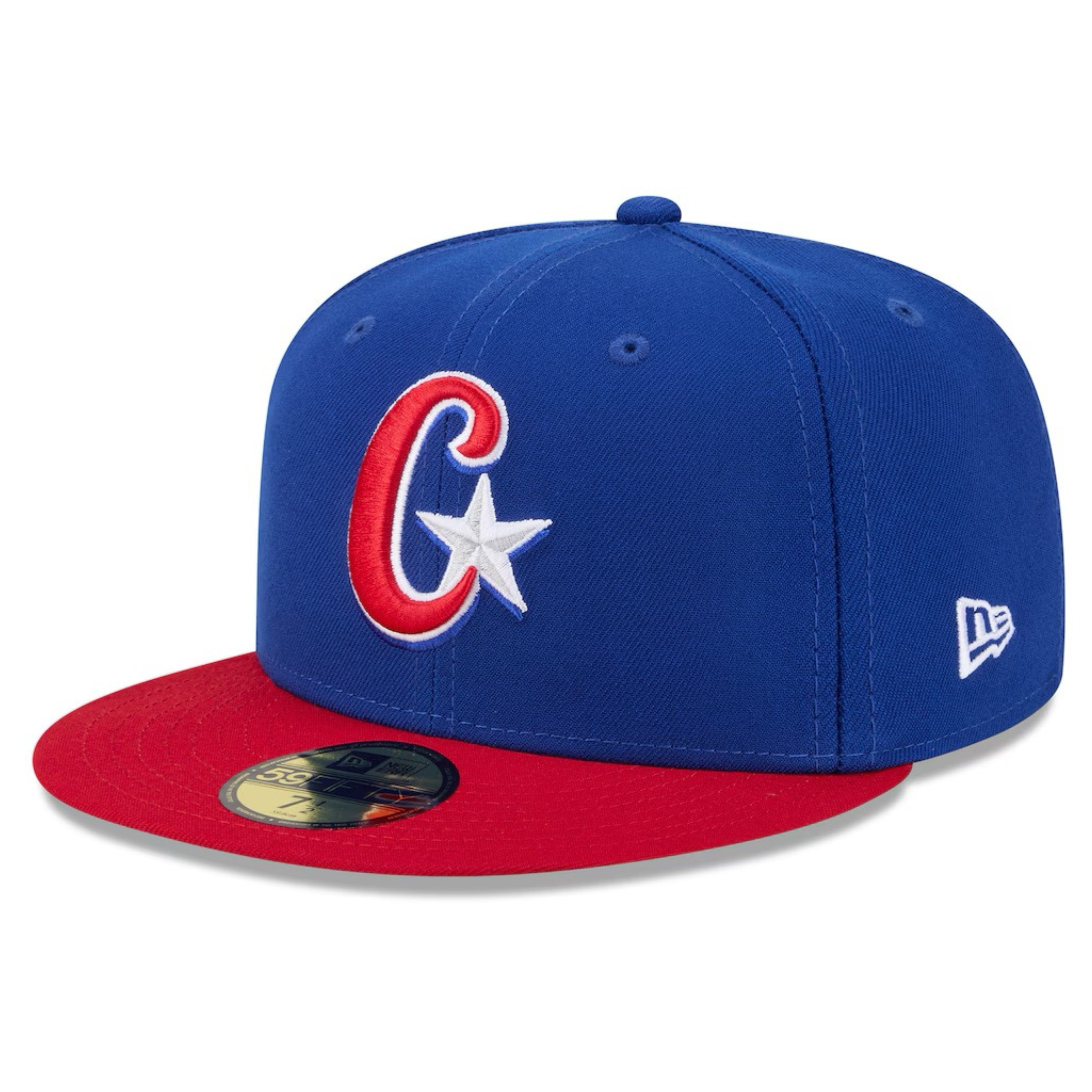 Cuba Baseball New Era 2026 World Baseball Classic 59FIFTY Fitted Hat - Blue/Red - New Era