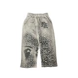 Mixed Emotion "Stripped" Sweatpants (Cream) - Mixed Emotion