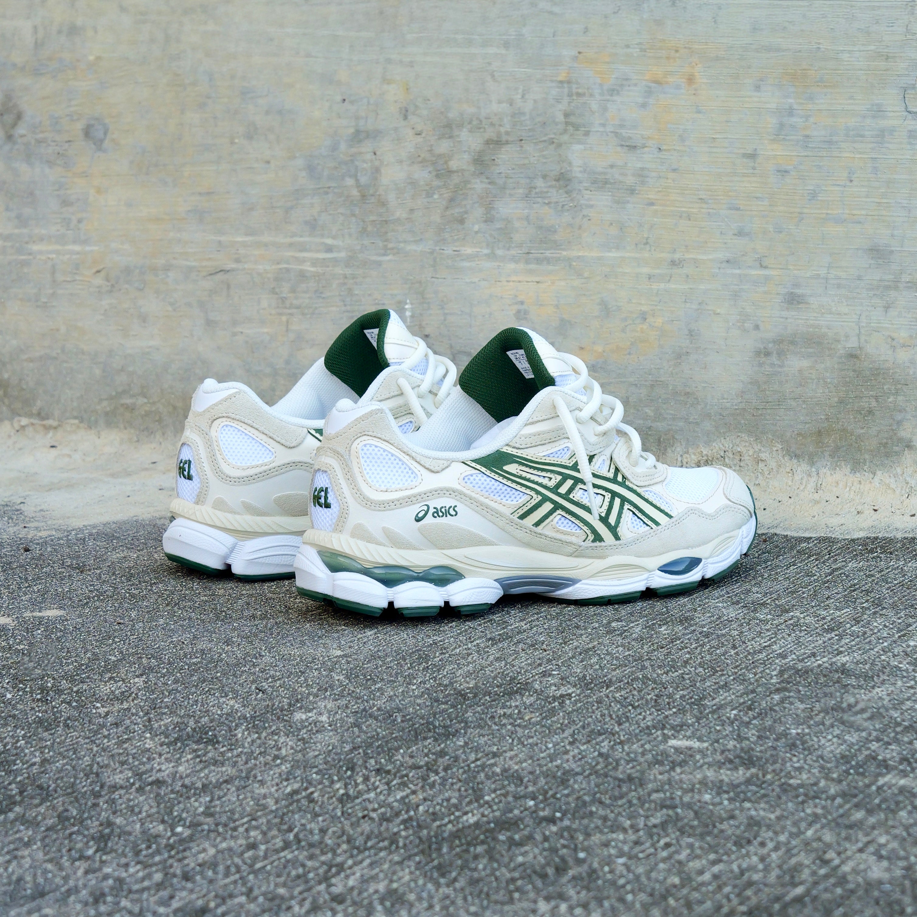 Mens Asics Gel-NYC (Ivory/Forest Night) - Asics