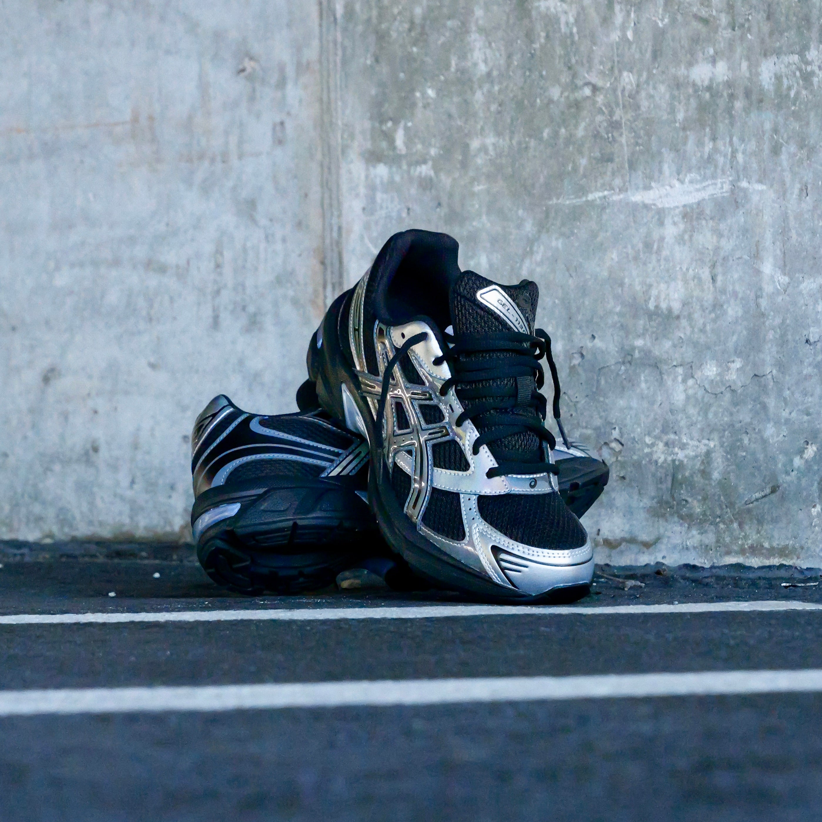 Mens Asics Gel-1130 “Holiday Pack” (Black/Pure Silver) - VIP Asics
