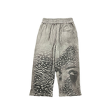 Mixed Emotion "Stripped" Sweatpants (Cream) - Mixed Emotion