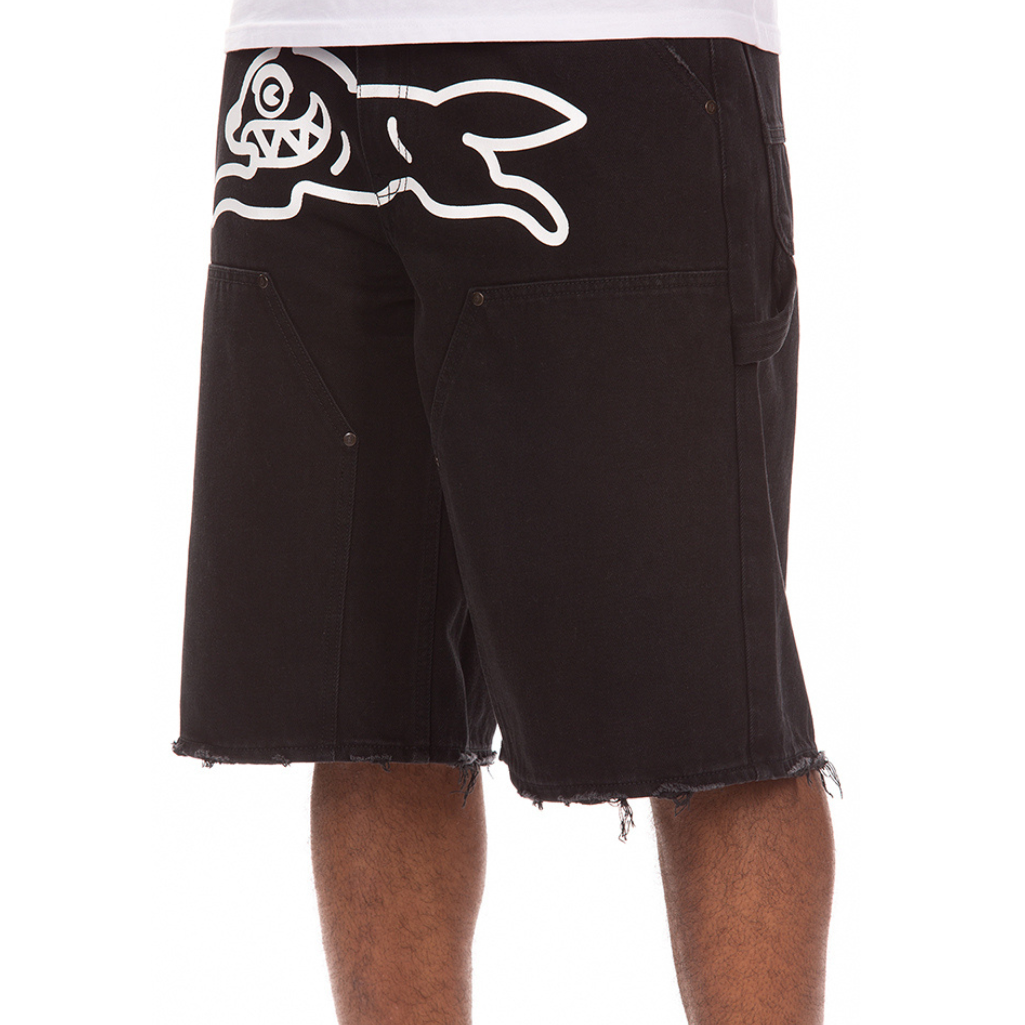 Icecream "Angelo" Jean Shorts (Black Caramel) - Ice Cream