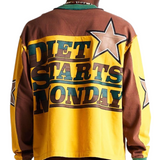 DSM "Supercross" Long Sleeve - (Brown/Yellow) - Diet Starts Monday