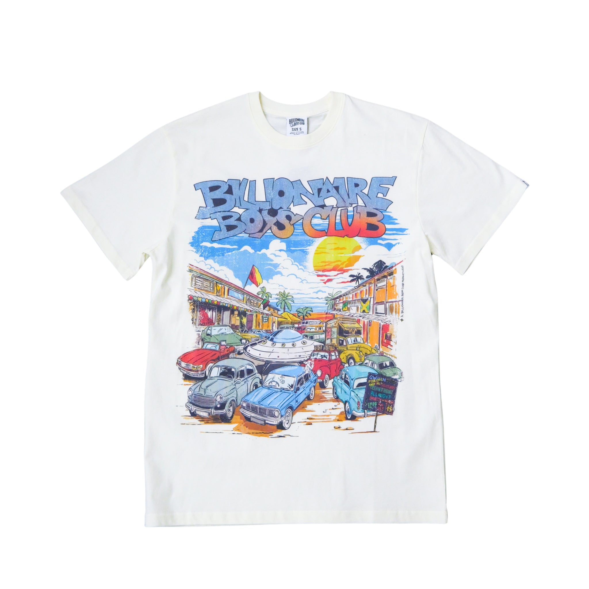 Billionaire Boys Club "Partay" SS Knit OVERSIZED (White) - Billionaire Boys Club