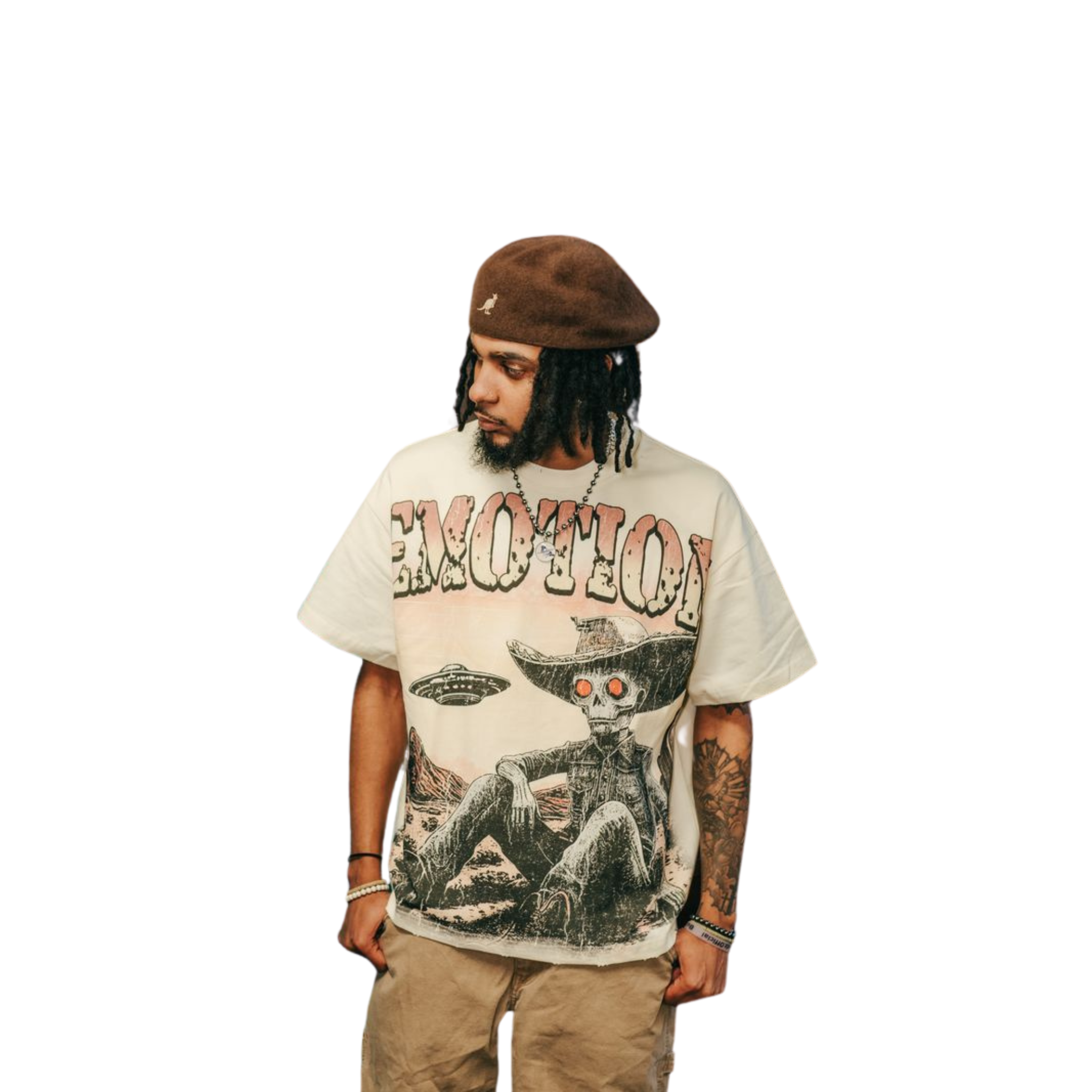 Mixed Emotion "Deserted" Tee (Cream)