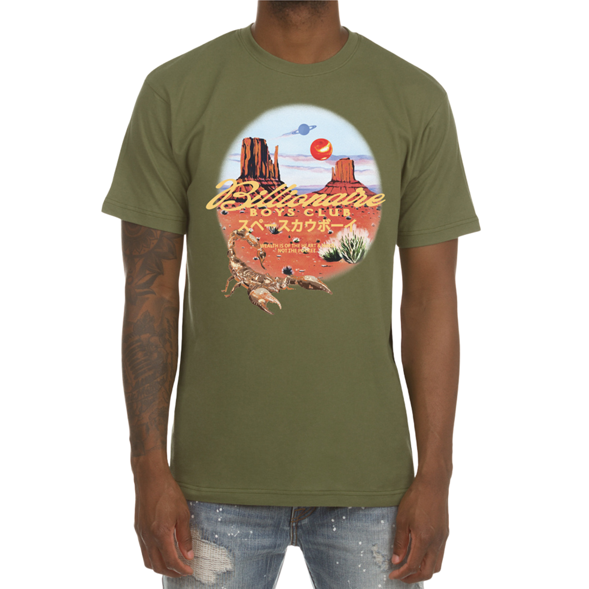 Billionaire Boys Club BB Scorpion SS Tee (Capulet Olive)