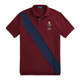 Polo Ralph Lauren Custom Slim Fit Polo Bear Polo Shirt (Burgundy) - Polo Ralph Lauren