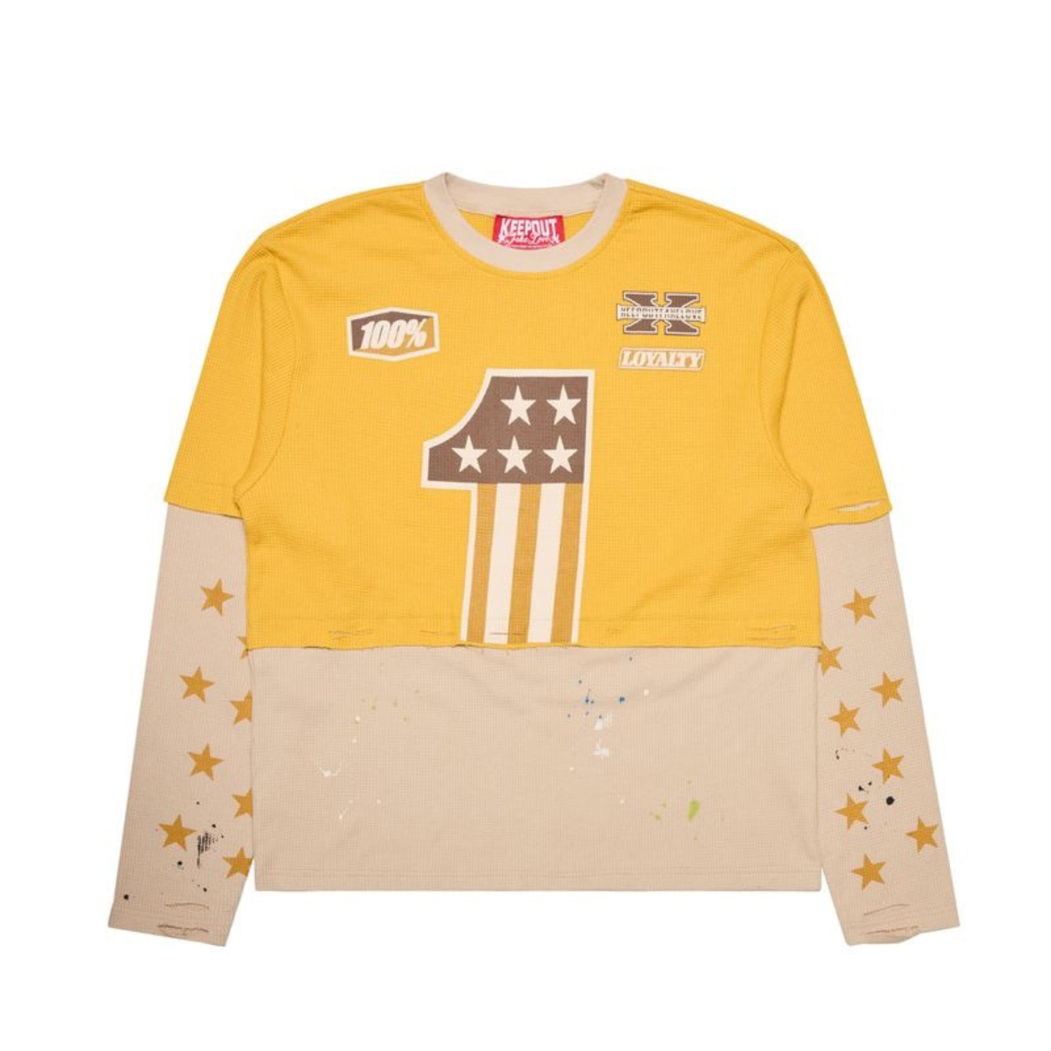 KOFL "100% LOYALTY" (Butter)  LS Tee - KOFL