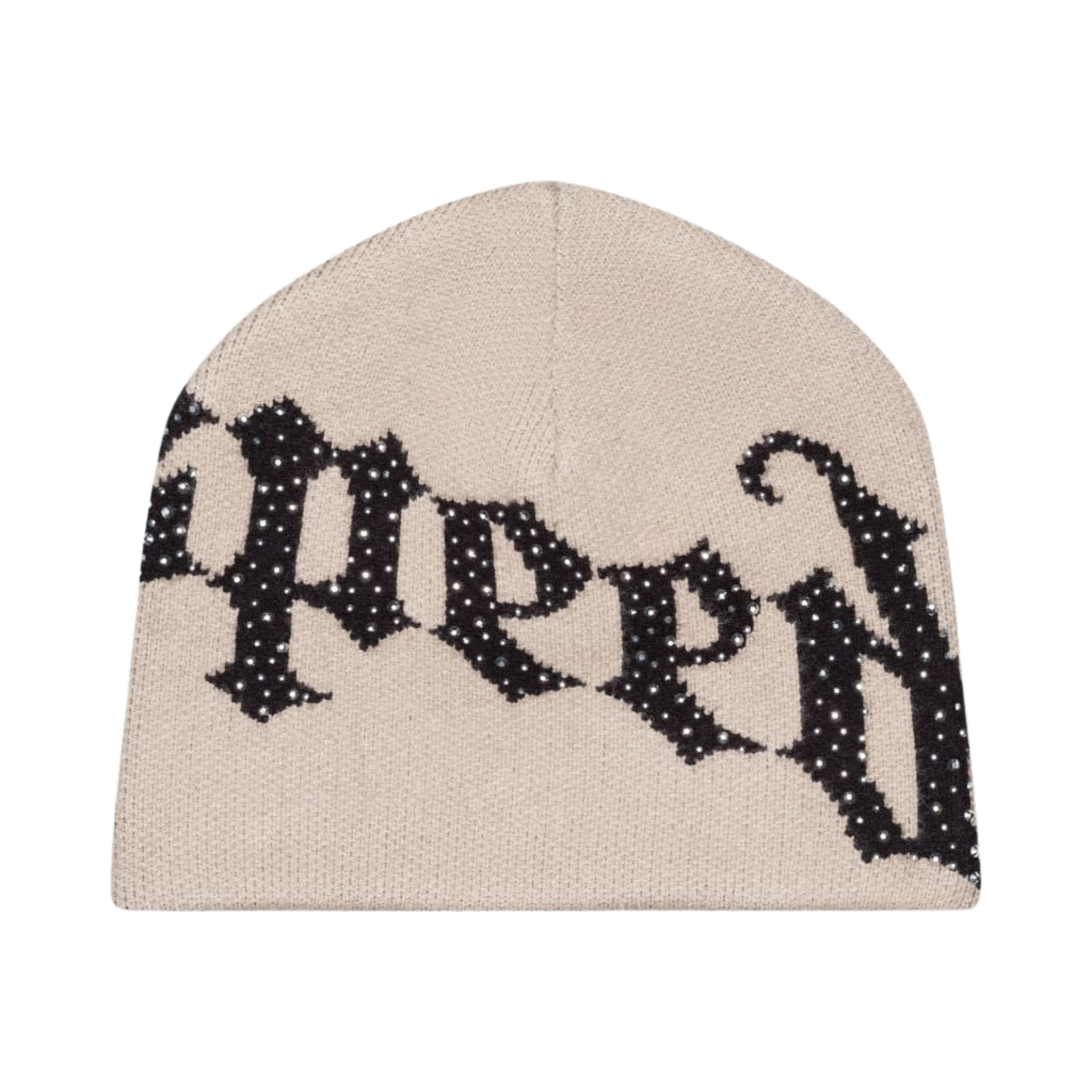 Godspeed OG Logo Studded Beanie (Tan/Black)