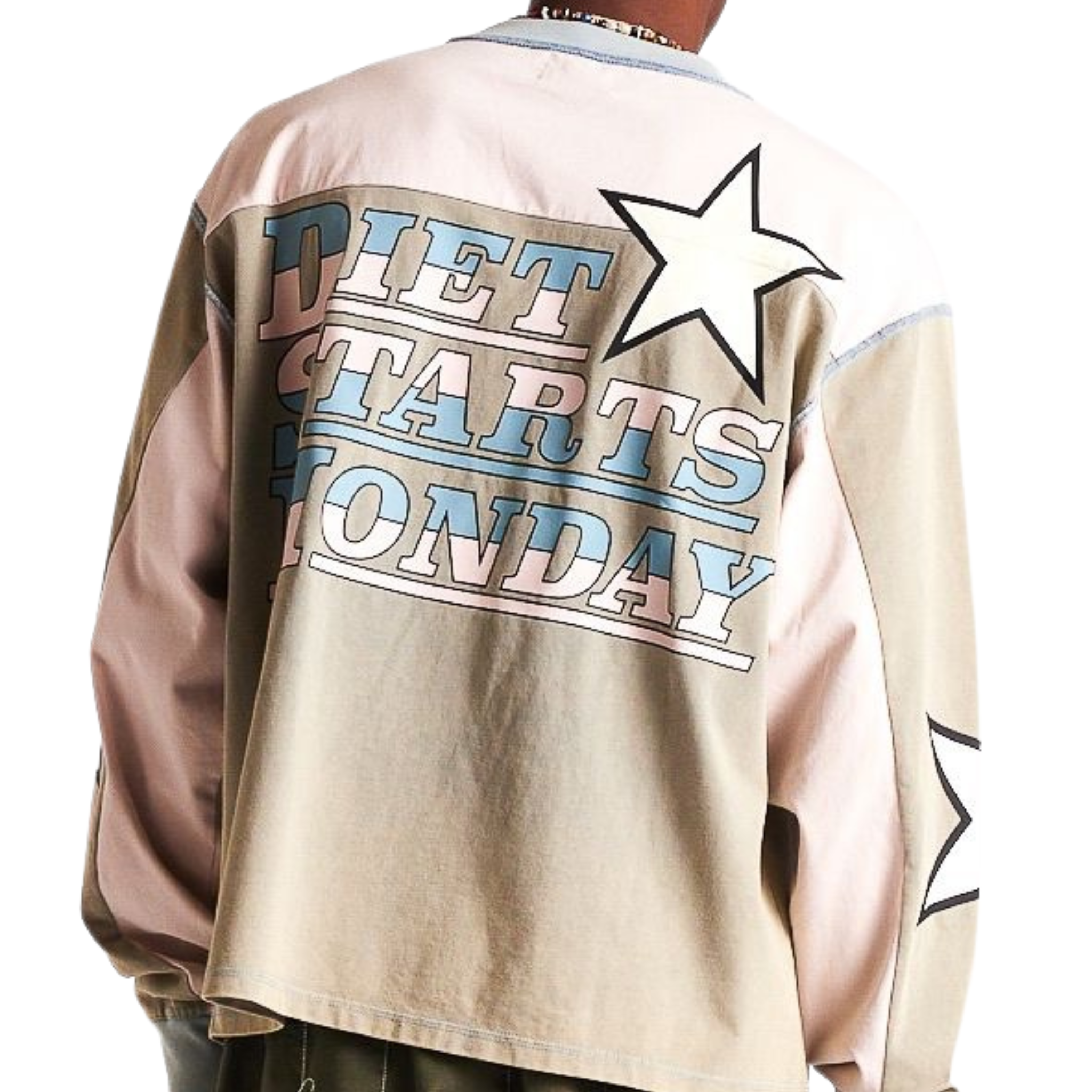 DSM "Supercross" Long Sleeve - (Pink/Grey) - Diet Starts Monday