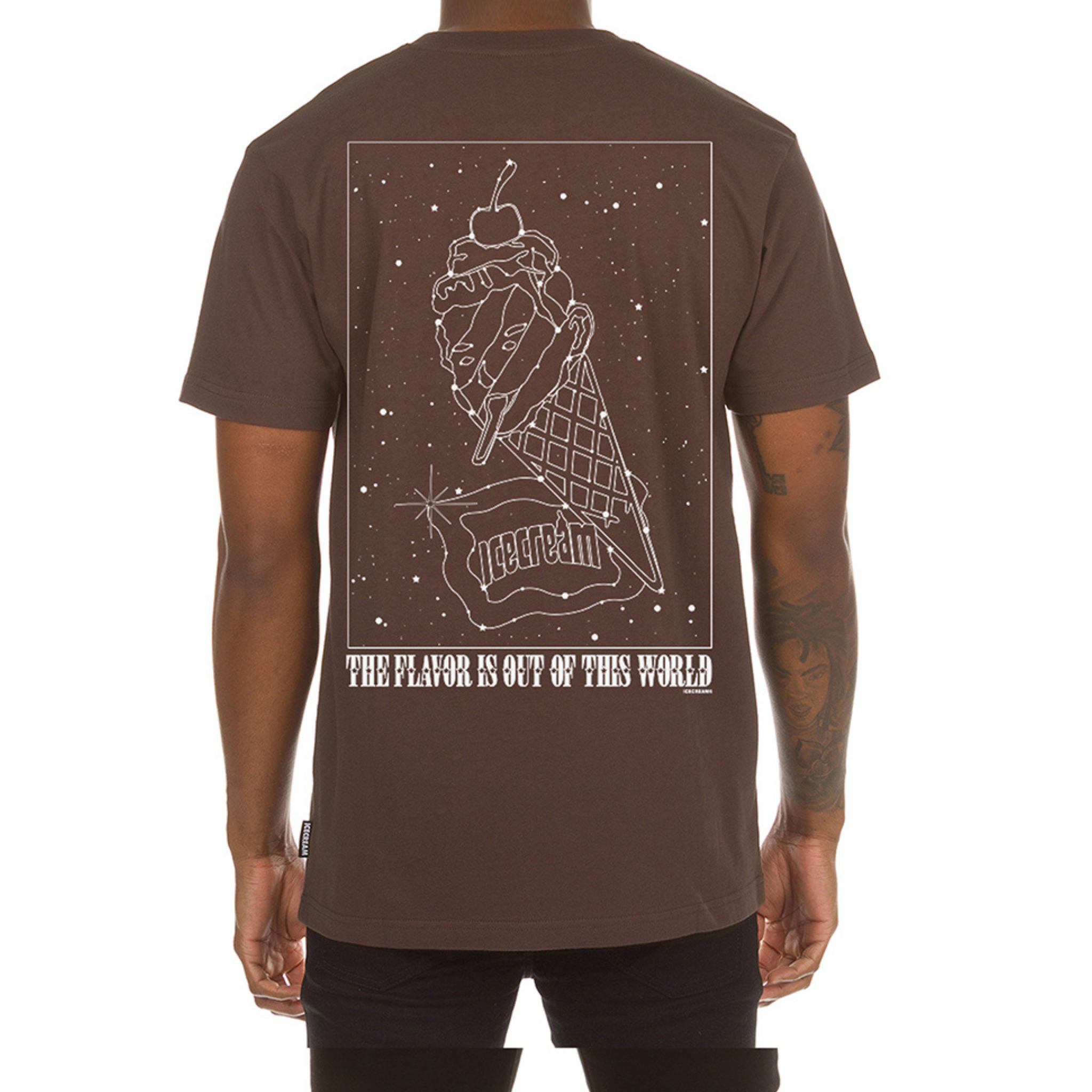 Icecream "Star Gazing" SS Tee (Chestnut) - Ice Cream