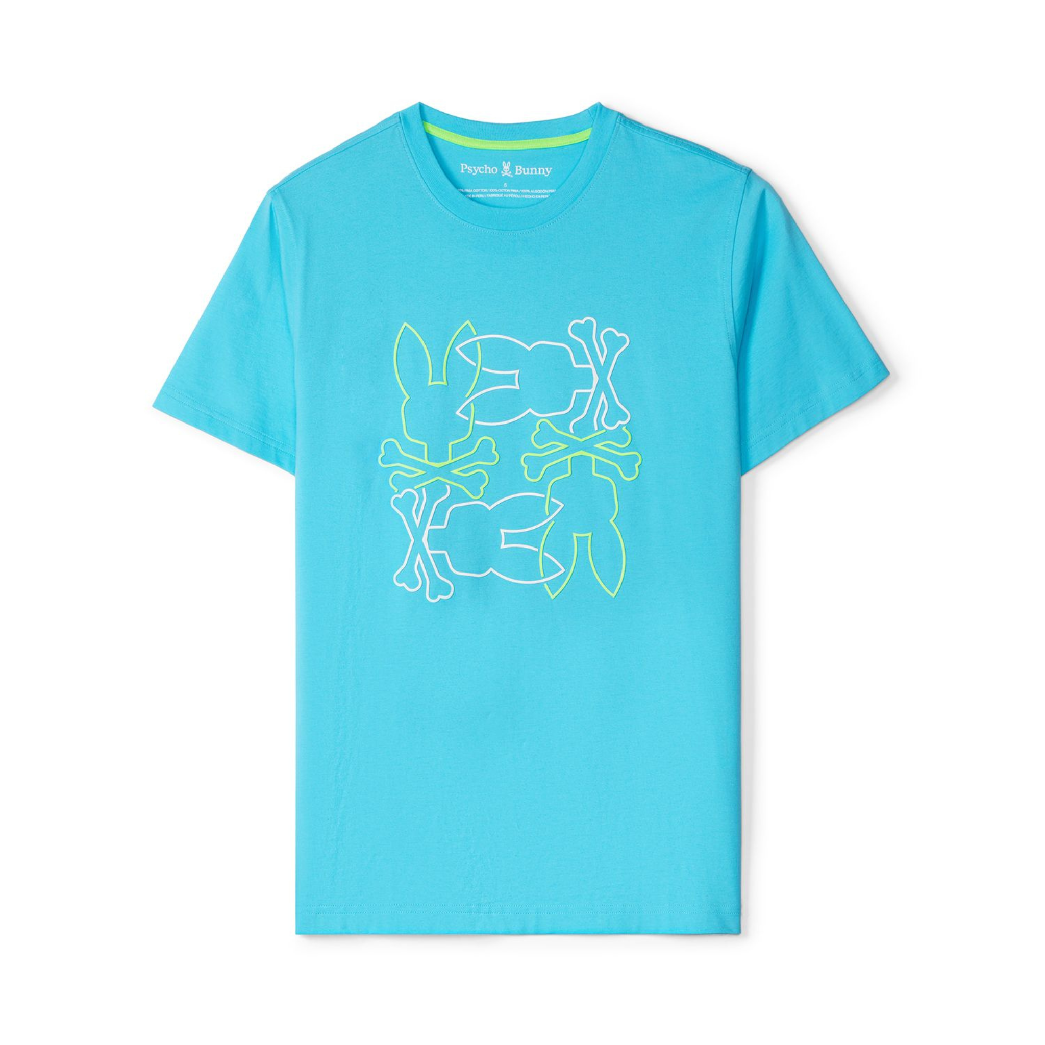 Psycho Bunny Rodman Graphic Tee (Aquarius) - Psycho Bunny