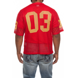 Billionaire Boys Club "Varsity" SS Knit (Red) - Billionaire Boys Club