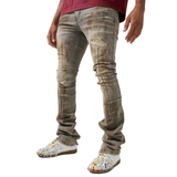 Serenede "NANODUST" Stacked Jeans (Greyrust) - Serenede