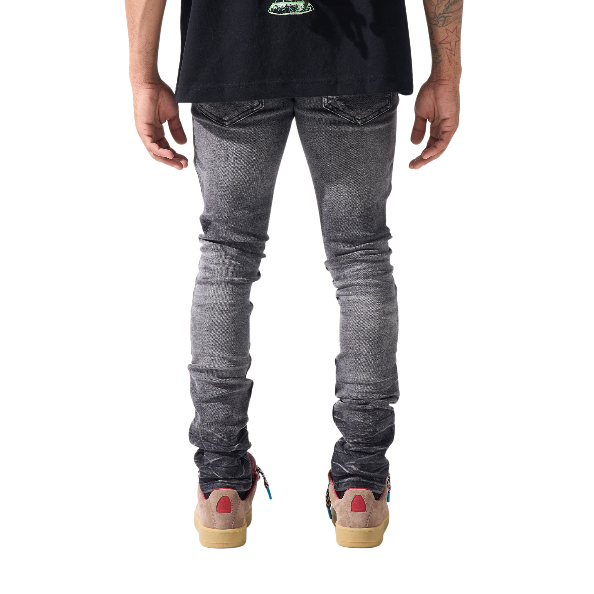 Serenede "Fume" Jeans (Faded Black Smoke Wash)