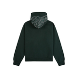 Paper Planes Cursive Zip Hoodie (Dark Green) - Paper Plane