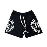 Mixed Emotion Circle Shorts (Black)