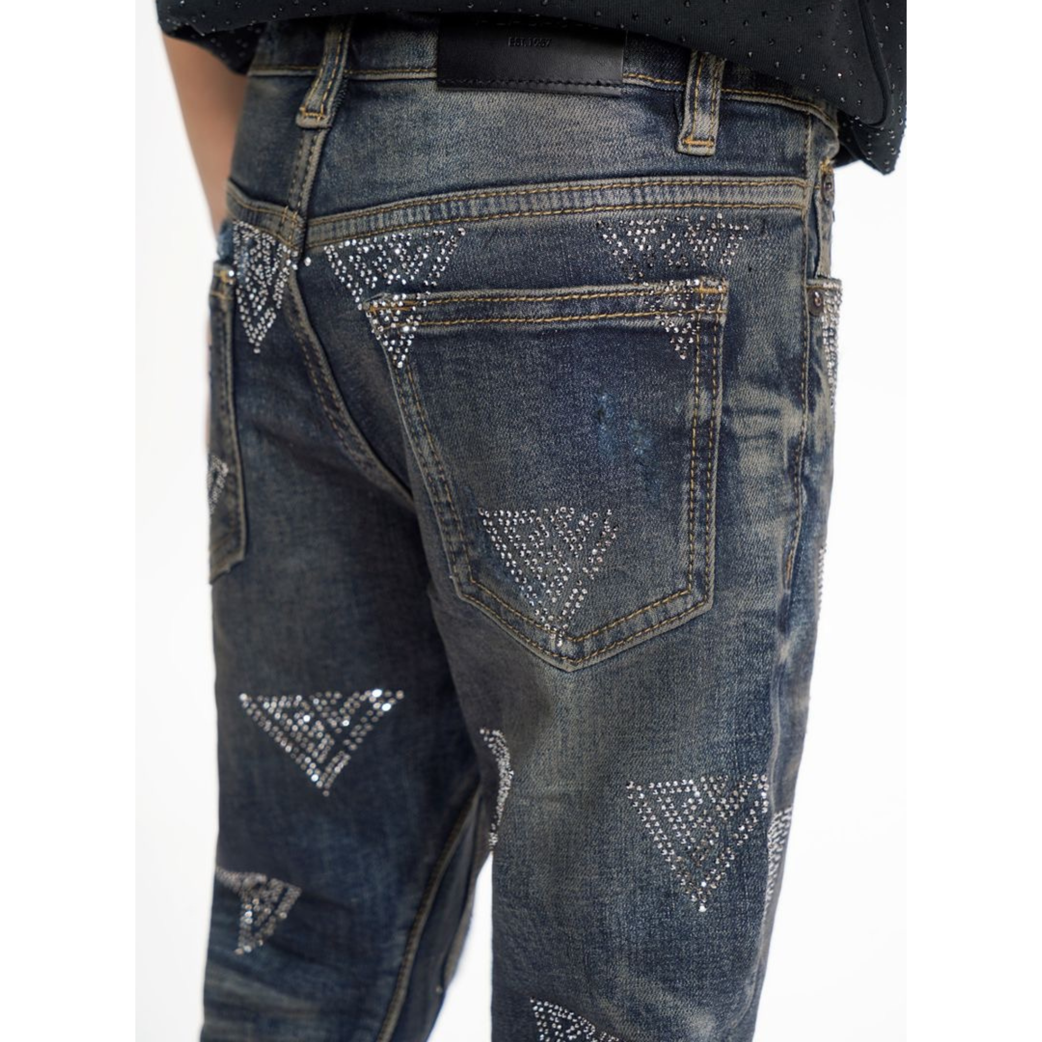 Kids Valabasas "Show" Jeans (Dark Blue) - VALABASAS