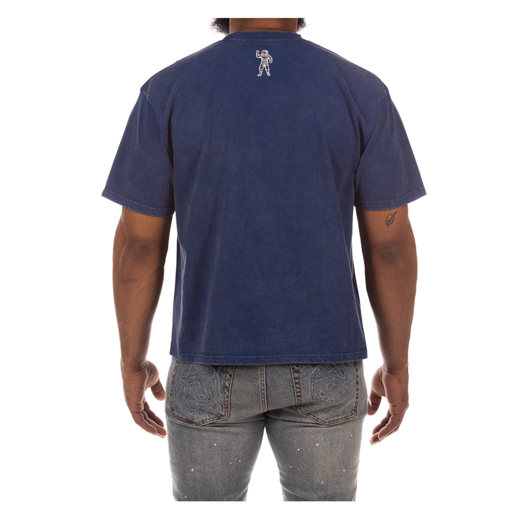 Billionaire Boys "To The Moon" SS (Cropped Fit) (Navy) - Billionaire Boys Club