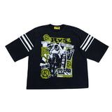 Rvs Labs "Noon" 3/4 T-shirt (Black) - Rvs Labs