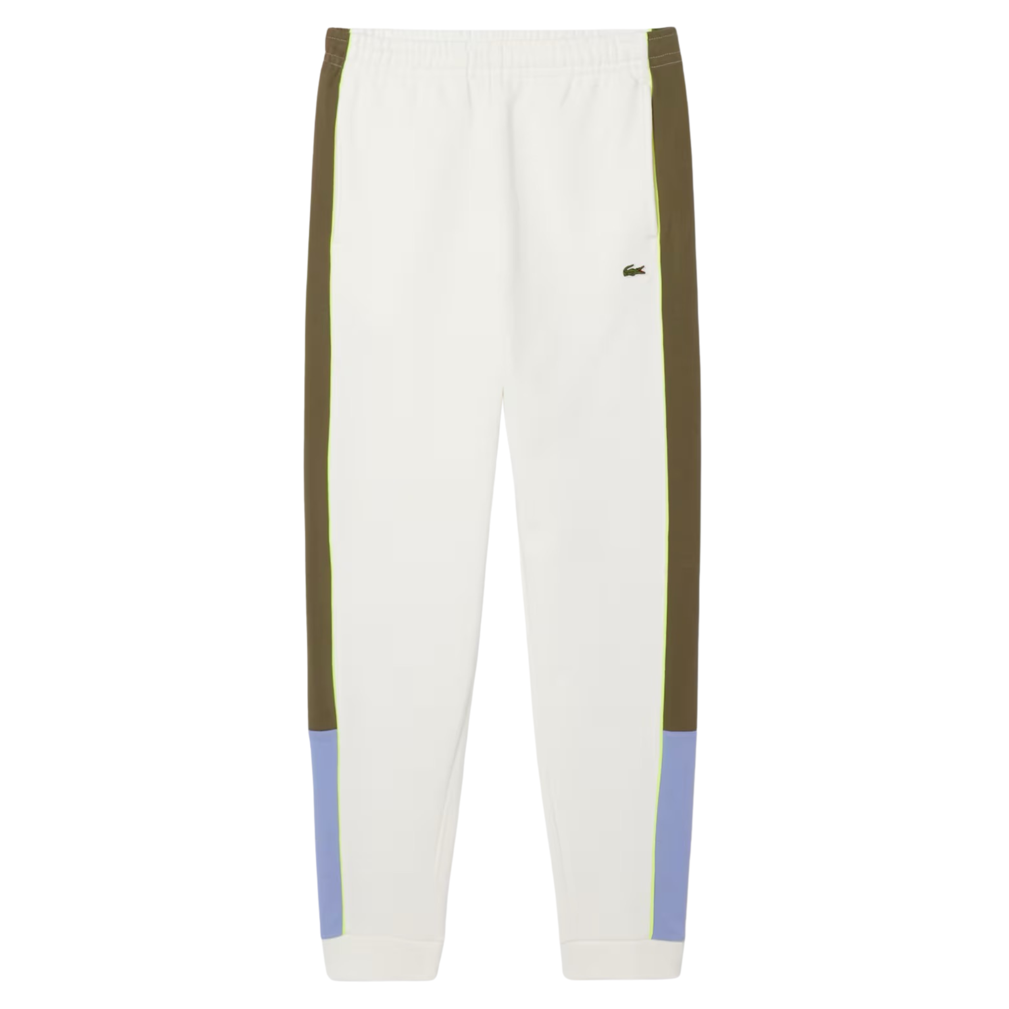 Lacoste Men's Tapered Leg Fleece Sweatpants (White) - Lacoste