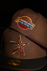 New Era Houston Astros 2005 World Series Side Patch Fitted (Walnut/Black) - ST New Era