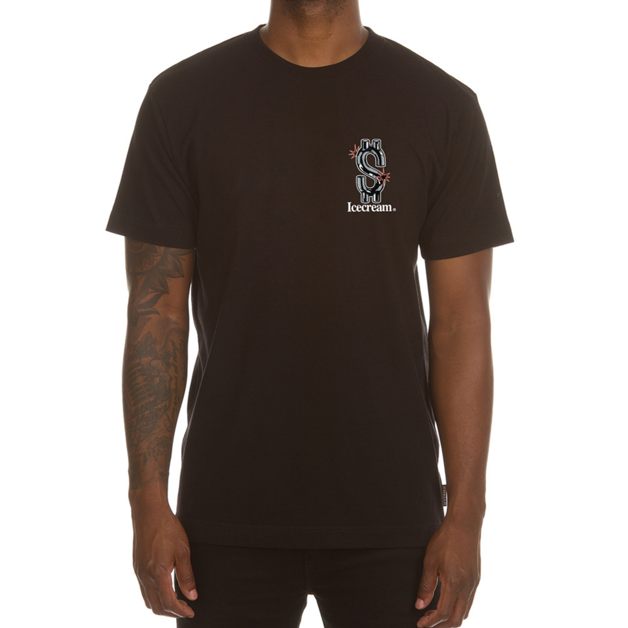 ICECREAM Wealth S/S Tee (Black) - Ice Cream