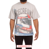 Icecream "Sponsor" SS Knit Oversized Tee (Heather Grey) - Ice Cream