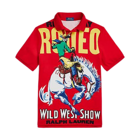 Polo Ralph Lauren Classic Fit Rodeo Mesh Polo Shirt (Red) XL