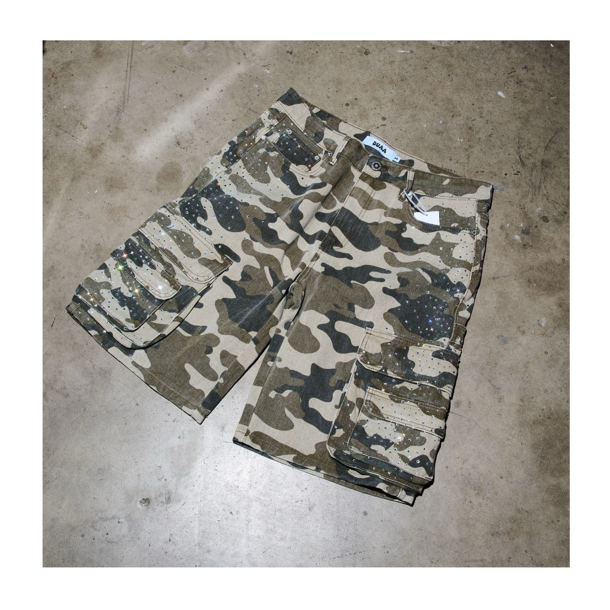 DUAA ''CREATIVE'' GREEN CAMO CARGO - DUAA